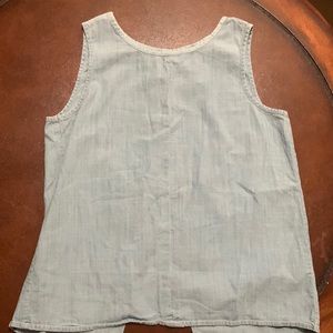 Open back light weight Jean top